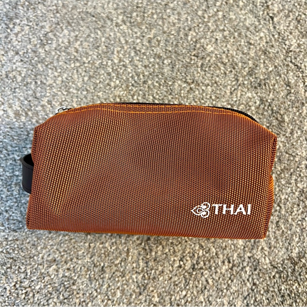 Thai Rust Colored Travel Pouch